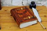 7x9 inches Moose Leather Journal, Elk Book, A5 Personalized Leather Journal, Notebook, Diary, Custom Journal, Gift Book, Animal Journal, TiVergy Book