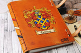 A4 Family Coat of Arms Leather Journal, Notebook For Custom Order, Family Crest, Fathers Day Gift, Personalized Book, TiVergy Journal